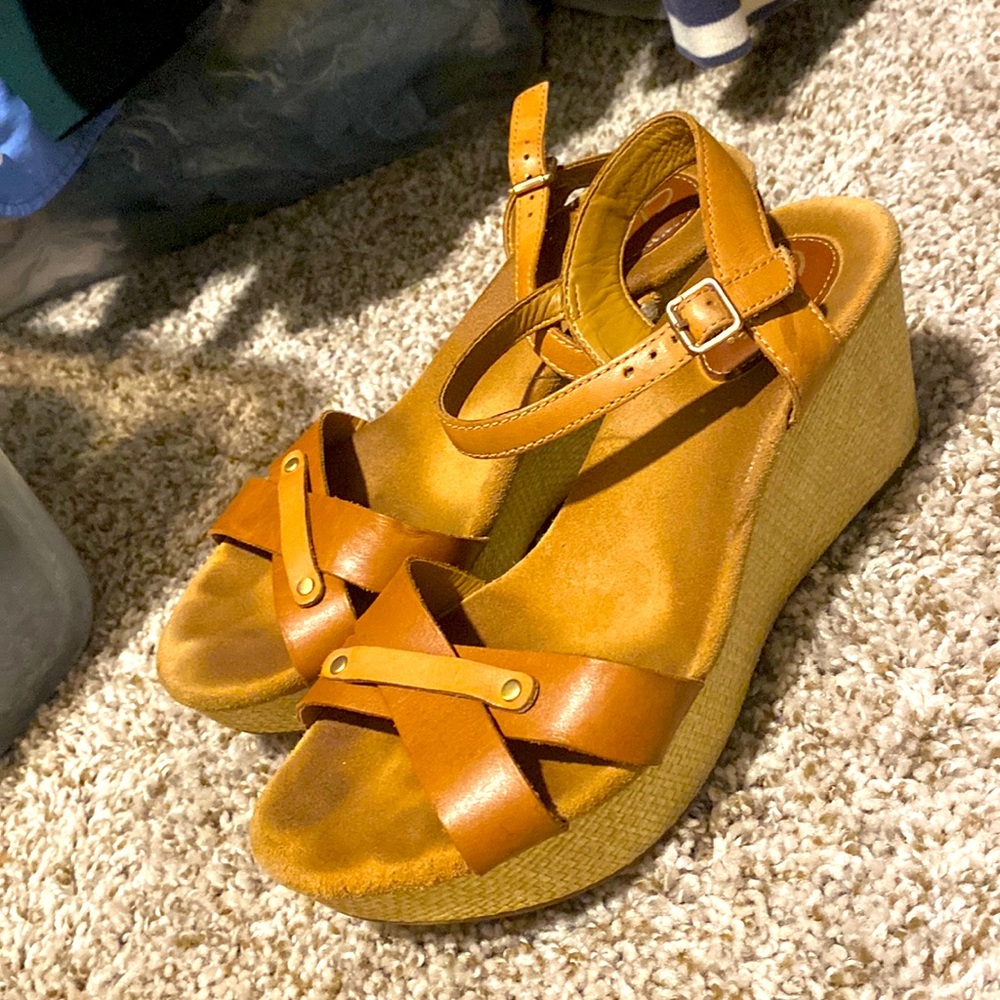 Clarks platform wedge